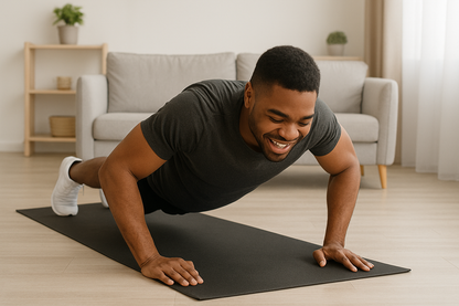 Yoga Mat Fitness & Exercise with Easy-Cinch Carrier Strap