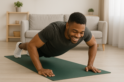 Yoga Mat Fitness & Exercise with Easy-Cinch Carrier Strap