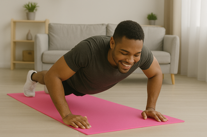 Yoga Mat Fitness & Exercise with Easy-Cinch Carrier Strap