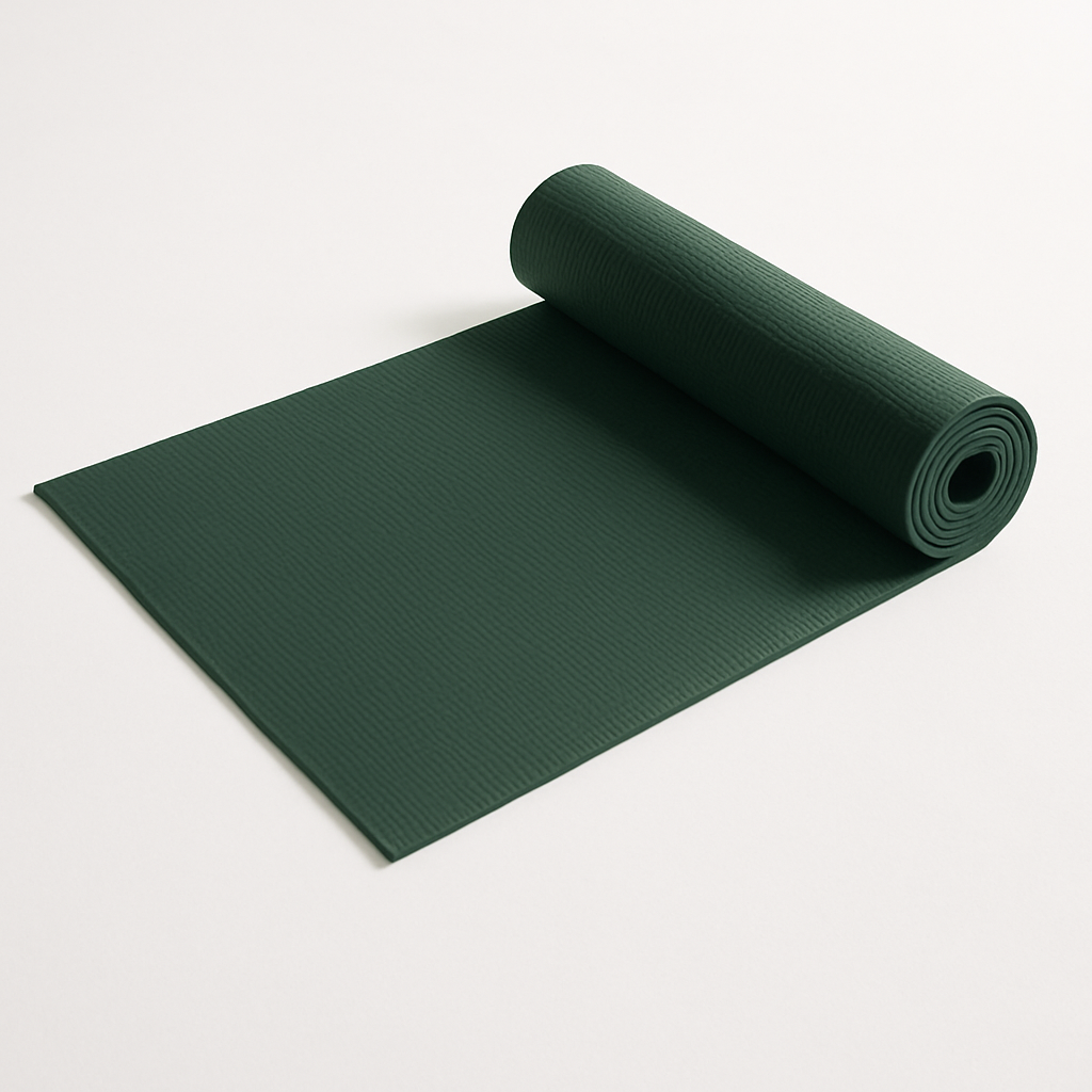 Yoga Mat Fitness & Exercise with Easy-Cinch Carrier Strap