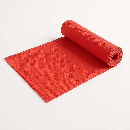 Yoga Mat Fitness & Exercise with Easy-Cinch Carrier Strap